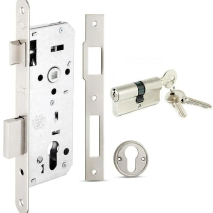 KALE SİL.DAİRE KİLİDİ 152R/35 MM NİKEL OVAL - Görsel 2