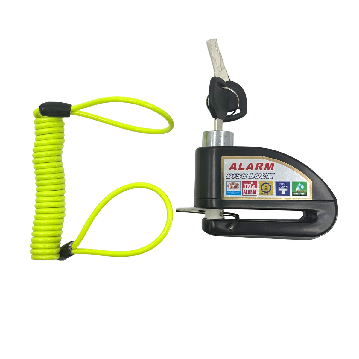 YUMA ALARMLI MOTORBİSİKLET KİLİDİ YM-749-A - Görsel 1
