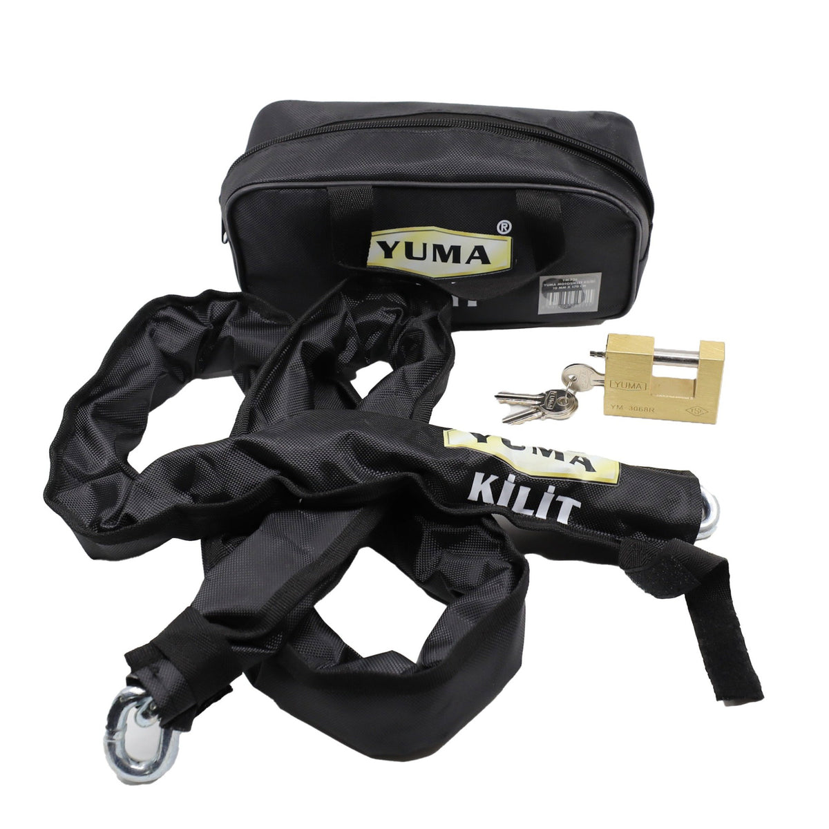 YUMA MOTORBİSİKLET KİLİDİ 10X170 CM YM-736 - Görsel 2
