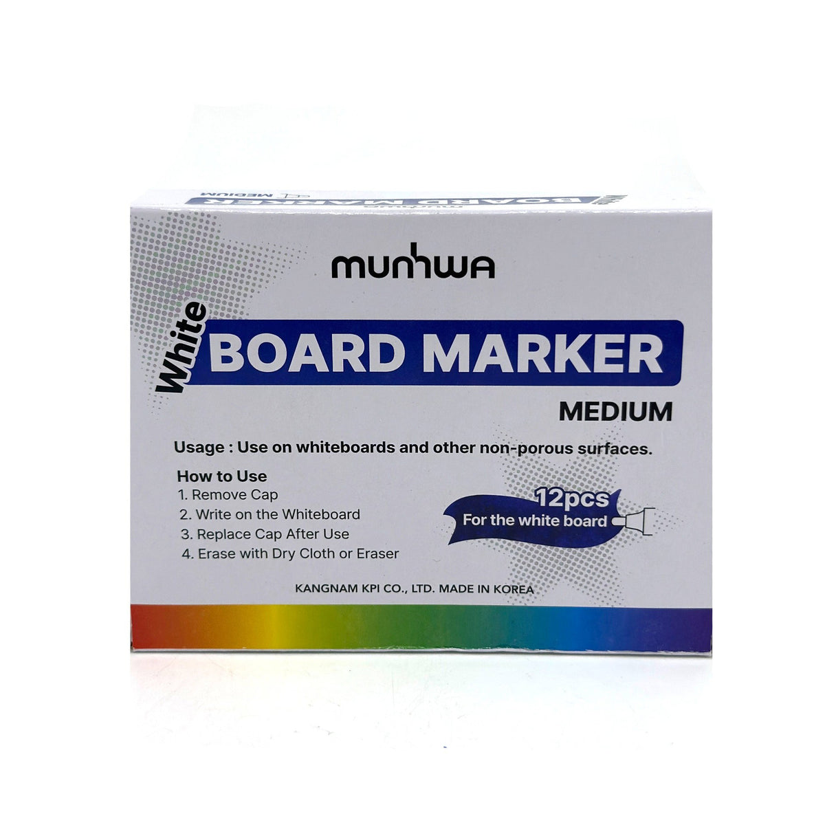 MUNHWA BOARD MARKER YAZI TAHTASI KALEMİ SİYAH - Görsel 3