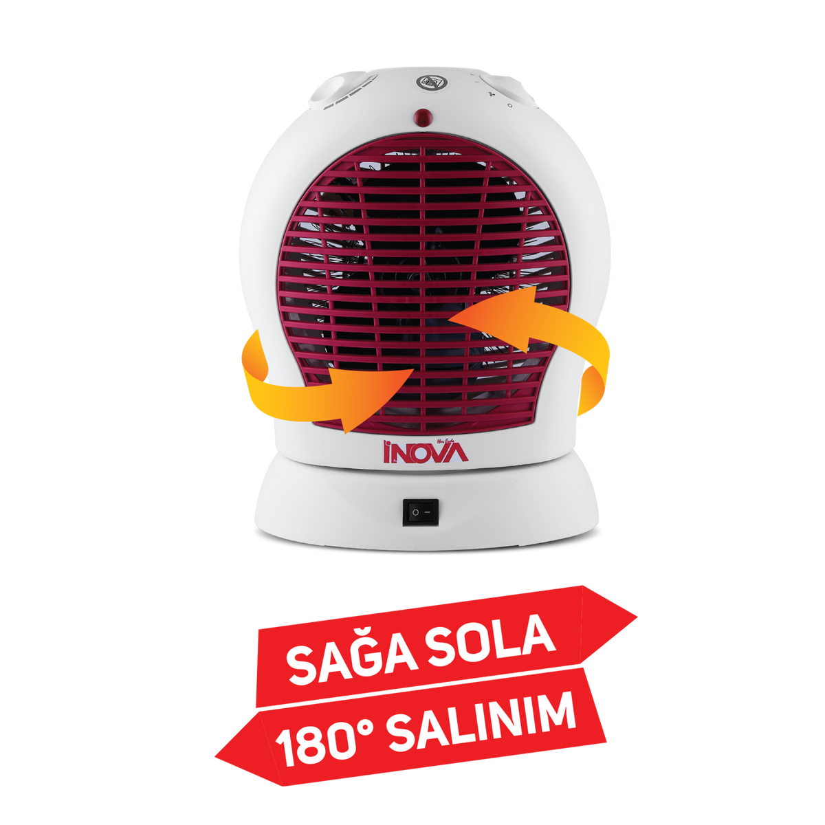 İNOVA GUST DÖNERLİ TURBO FANLI ISITICI 2000 W - görsel 4