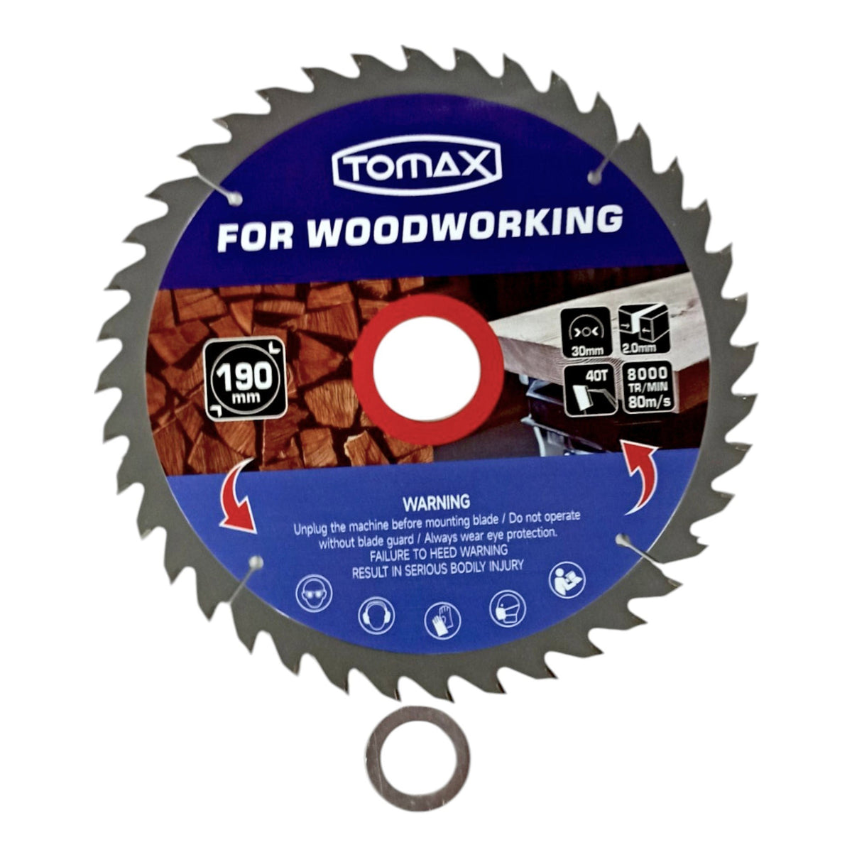 TOMAX SUNTA KESME TESTERE 190x2.0x40T - 1. görsel