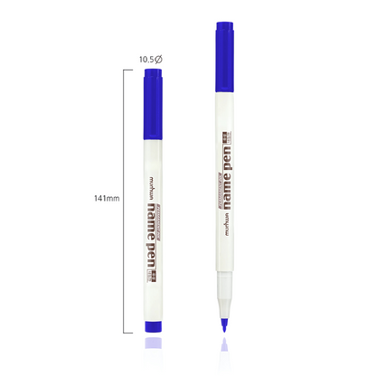MUNHWA NAME PEN ASETAT KALEMİ EXTRA FINE S MAVİ - Görsel 4