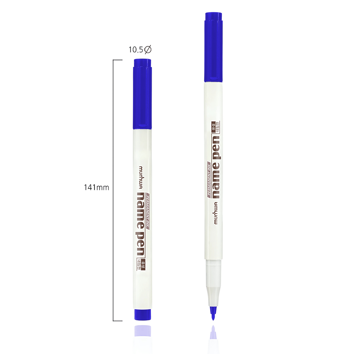 MUNHWA NAME PEN ASETAT KALEMİ EXTRA FINE S MAVİ - Görsel 2