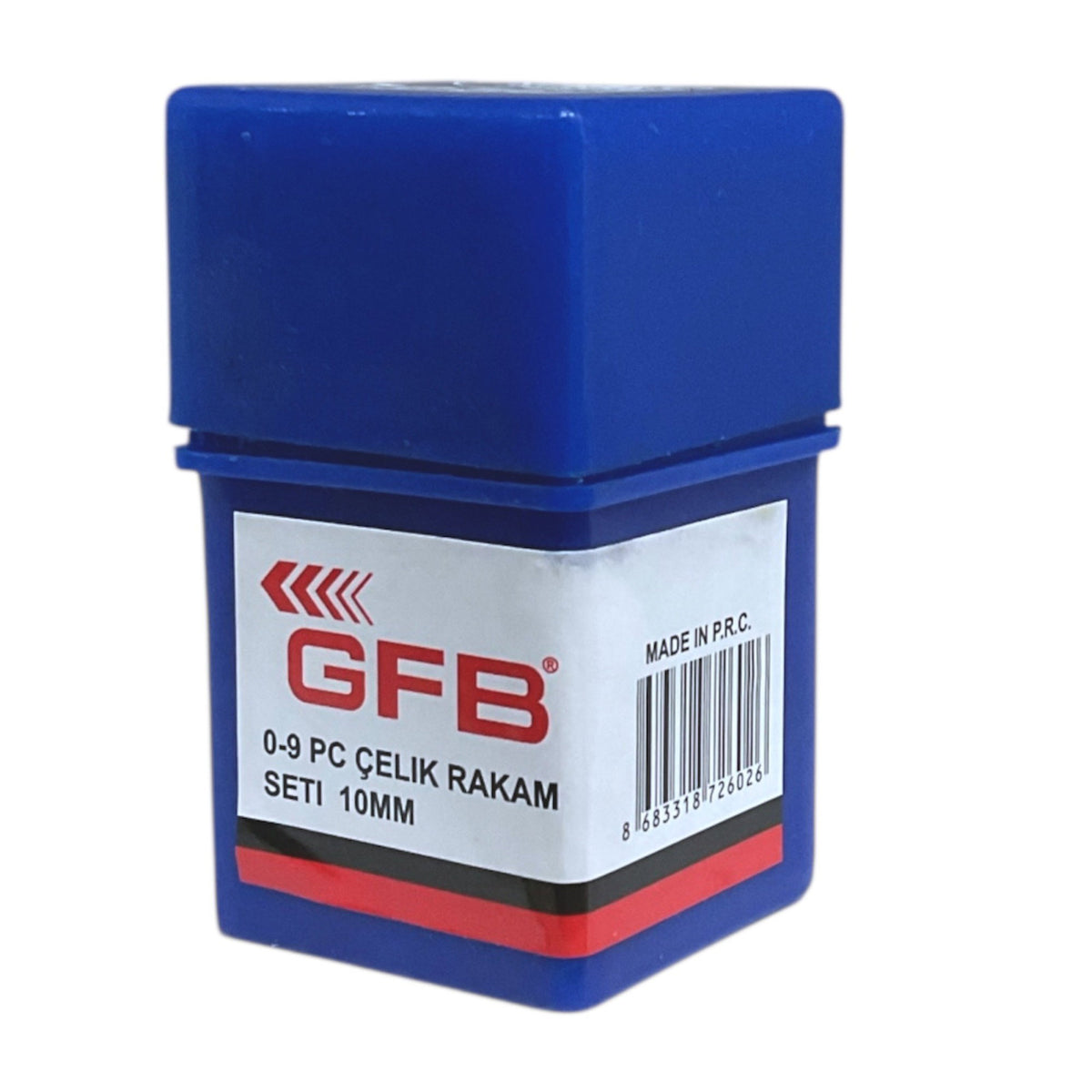 GFB ÇELİK RAKAM TAKIMI 10 MM KOD:6787 - Görsel 3