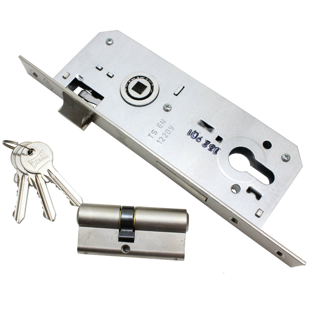 KALE SİL.DAİRE KİLİDİ 152R/40 MM NİKEL - Görsel 2