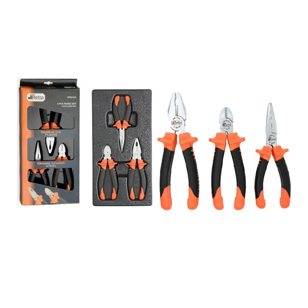 RETTA RPS0103 PENSE SETİ 3 LÜ - 4. görsel