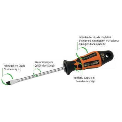 RETTA RXD8150 TORNAVİDA DÜZ 8.0x150 MM - 3. görsel