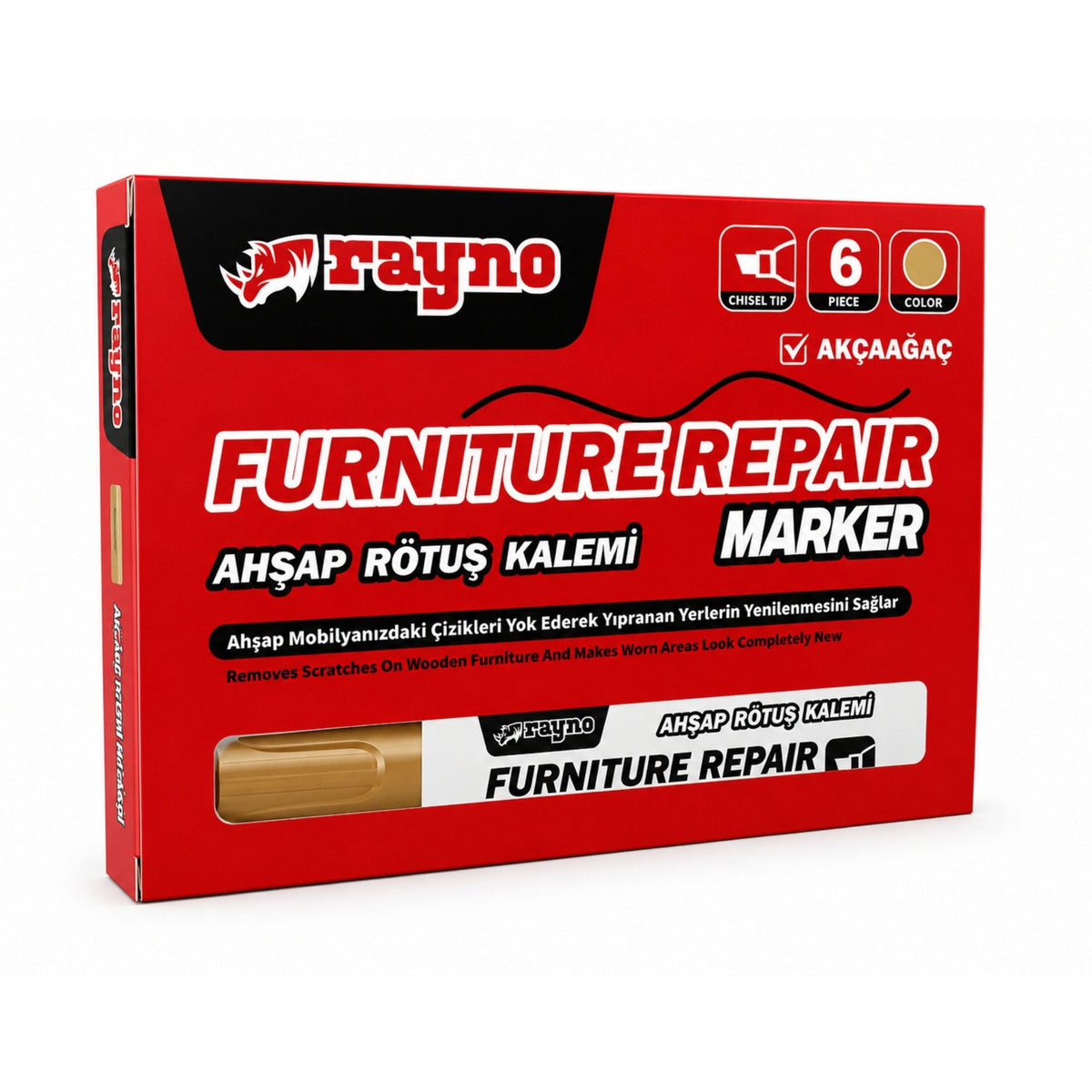 RAYNO MOBİLYA RÖTUŞ KALEMİ (RYN10463) AKÇAAĞAÇ - Görsel 2