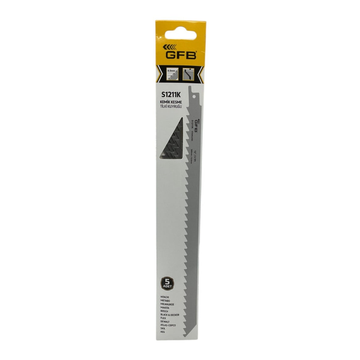 GFB TİLKİ KUYRUĞU KEMİK TESTERE 300 MM(S1211K) - Görsel 4