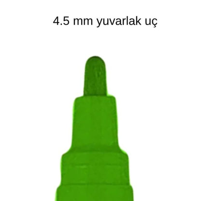 MUNHWA PAINT MARKER İNCE TAM ÖRTÜCÜ KALEM YEŞİL - Görsel 3