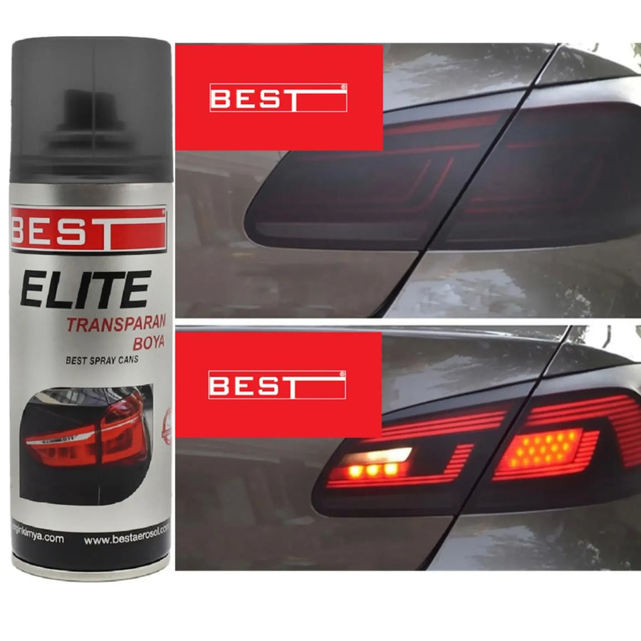 BEST ELİTE TRANSPARAN FAR BOYASI 200 ML SİYAH - görsel 1