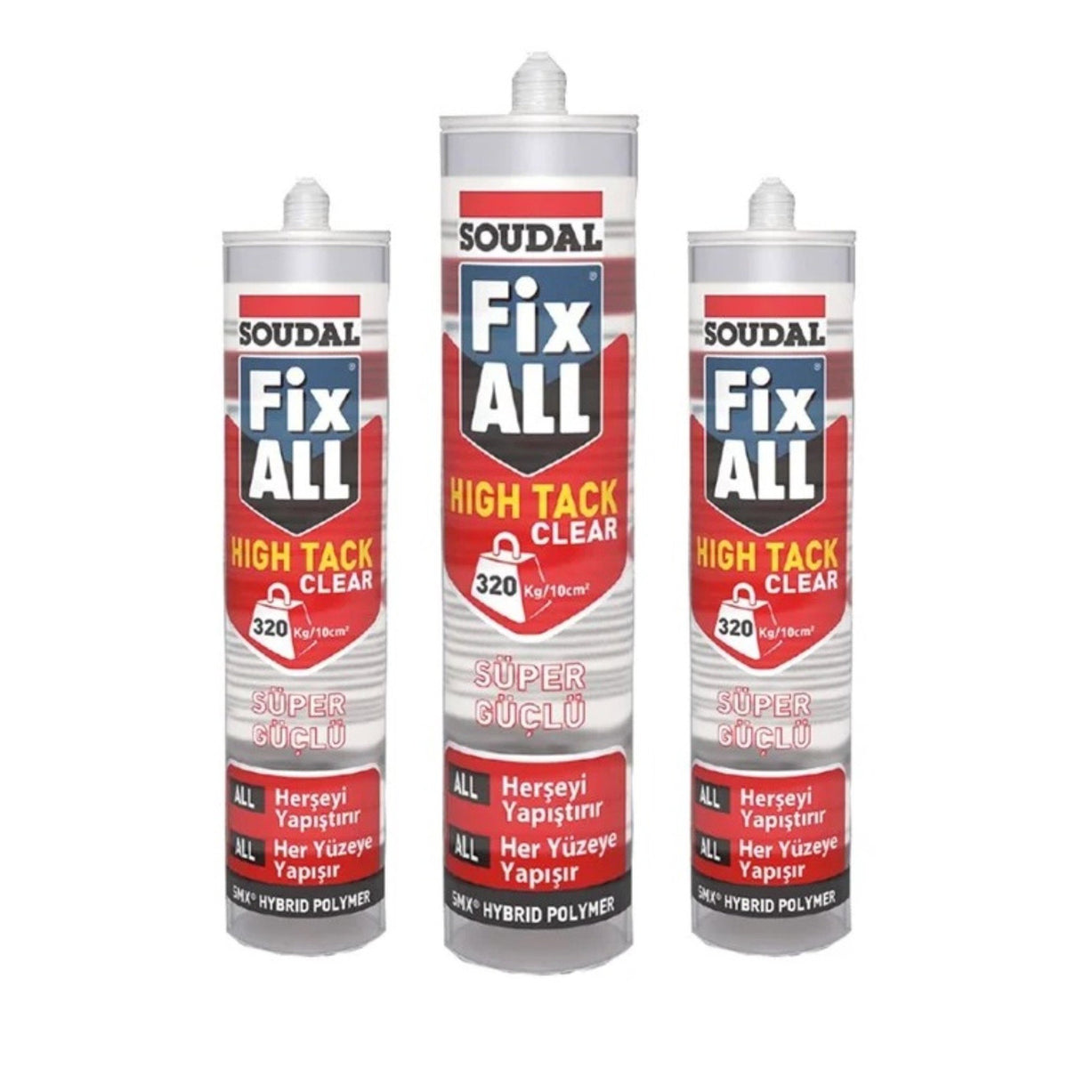 SOUDAL FİX ALL HIGH TACK ŞEFFAF 290 ML (131118) - 2. görsel