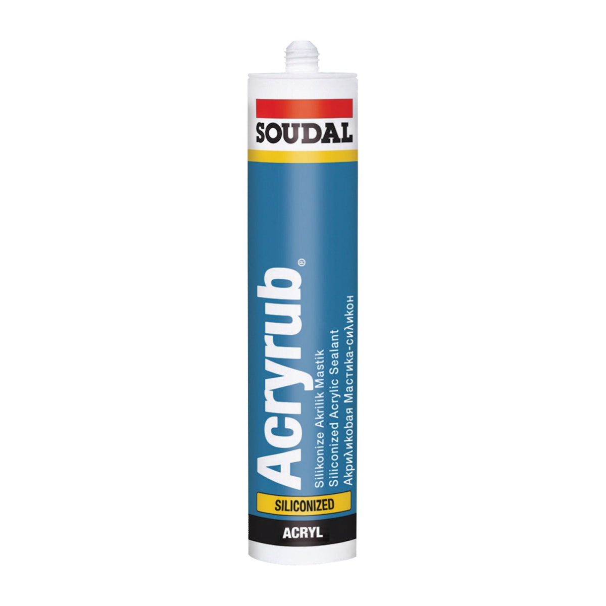 SOUDAL SİLİKONİZE MASTİK 500 GR GRİ (174214) - 1. görsel