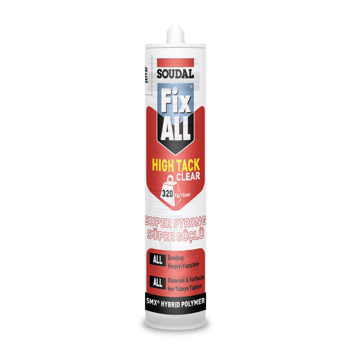 SOUDAL FİX ALL HIGH TACK ŞEFFAF 290 ML (131118) - 1. görsel