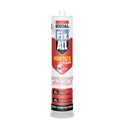 SOUDAL FİX ALL HIGH TACK ŞEFFAF 290 ML (131118) - 1. görsel