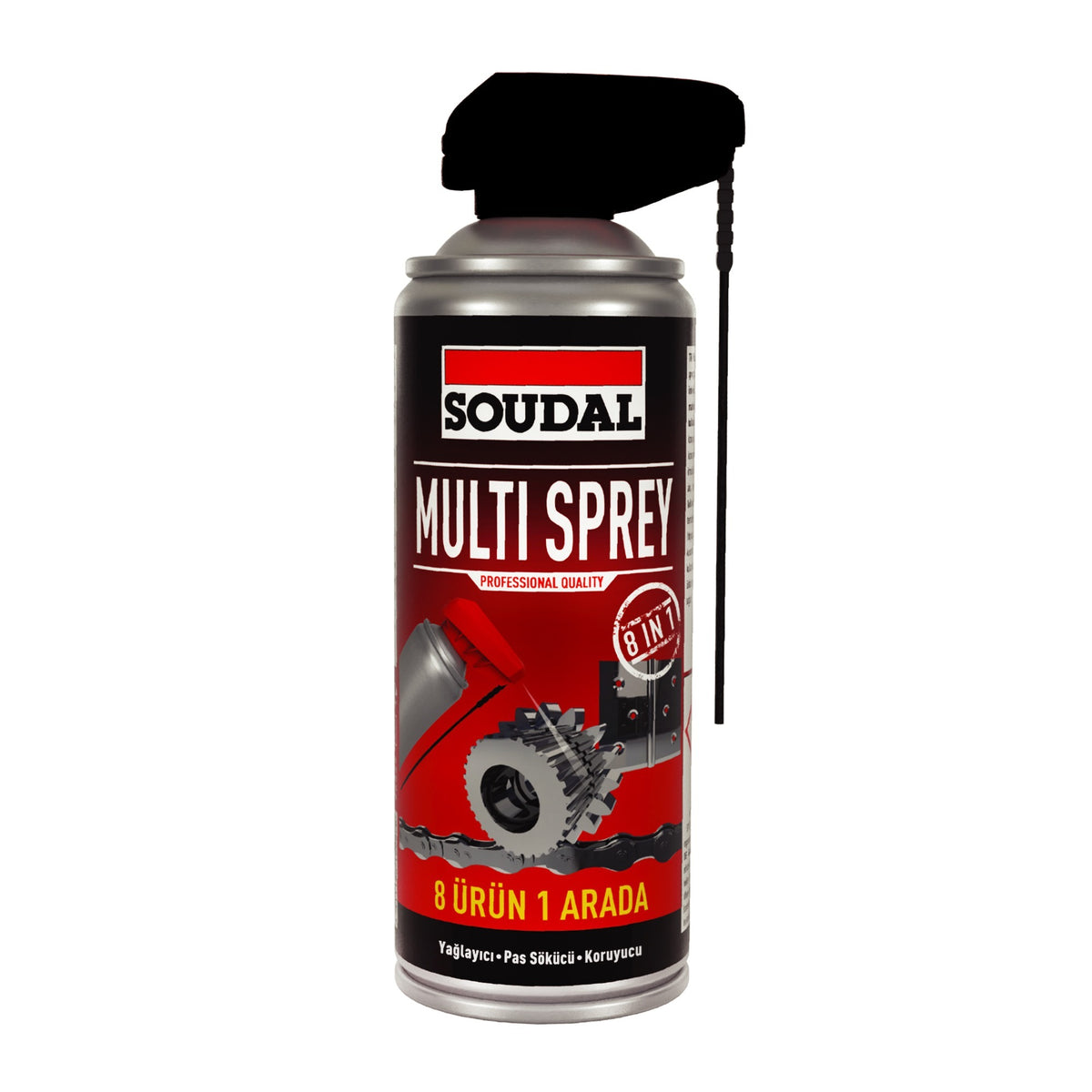 SOUDAL PAS SÖKÜCÜ VE YAĞLAYICI MULTİ SPREY 400 ML - 1. görsel