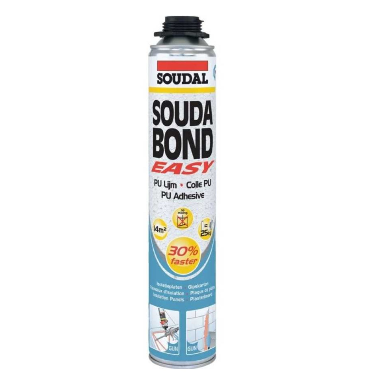 SOUDAL EASY MANT. KÖPÜK TABANCALI 750 ML(132495) - 2. görsel