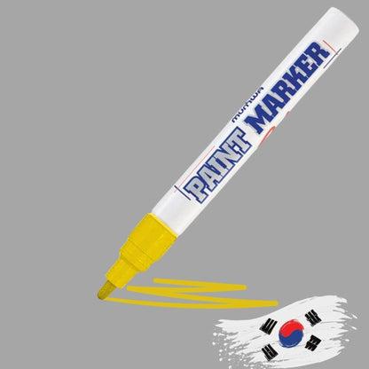 MUNHWA PAINT MARKER İNCE TAM ÖRTÜCÜ KALEM SARI - Görsel 2