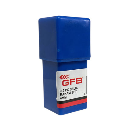GFB ÇELİK RAKAM TAKIMI 4 MM KOD:6783 - Görsel 2