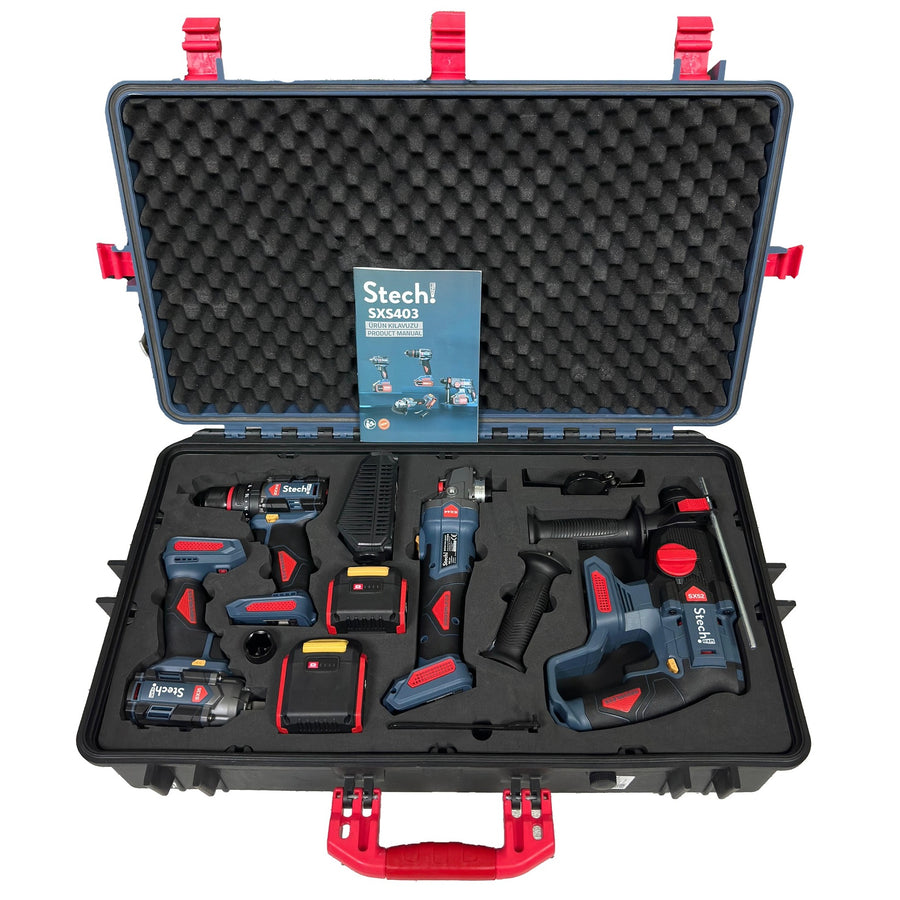 Stech-End Akülü 4'lü Set 20V SXS402
