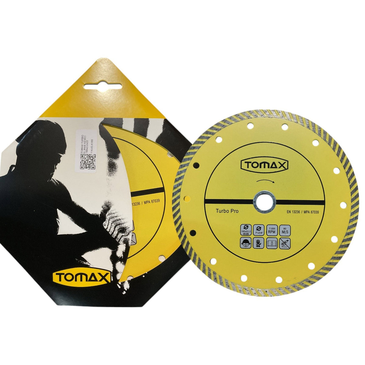 TOMAX TURBO ELMAS KESİCİ 180x2.2x22 - 2. görsel