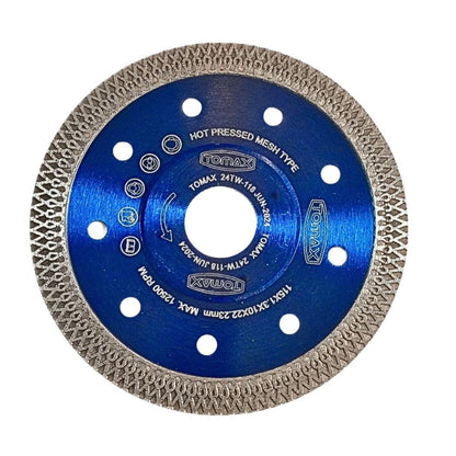 TOMAX ÇAPRAZ DİŞLİ MAVİ HASSAS KESME 115x1.3x22 - 5. görsel