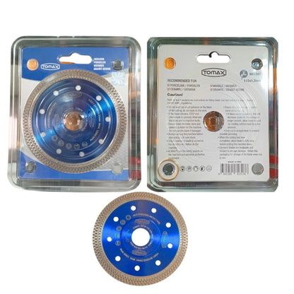 TOMAX ÇAPRAZ DİŞLİ MAVİ HASSAS KESME 115x1.3x22 - 4. görsel