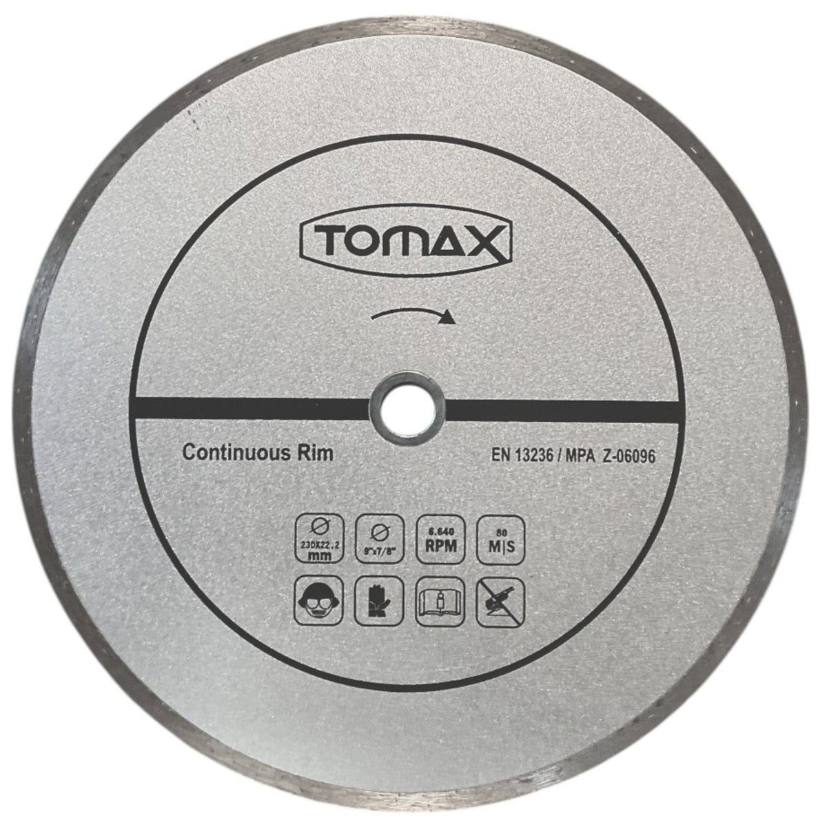 TOMAX SÜREKLİ ELMAS KESİCİ 230x2.4x22 - 1. görsel