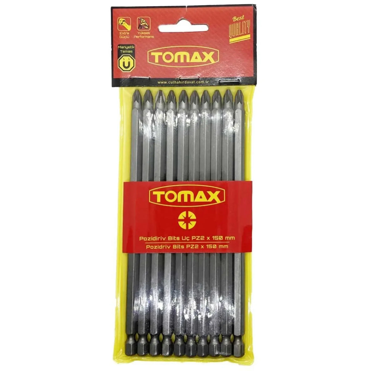 TOMAX BİTS UÇ PZ2 150 MM - 1. görsel