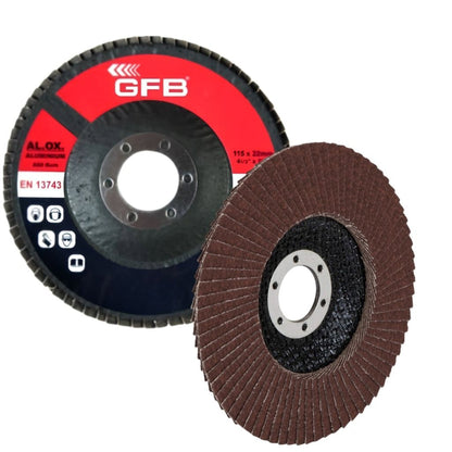 GFB FLAP DİSK ZIMPARA A.O.115x22 60 KUM KOD: 2327 - görsel 1
