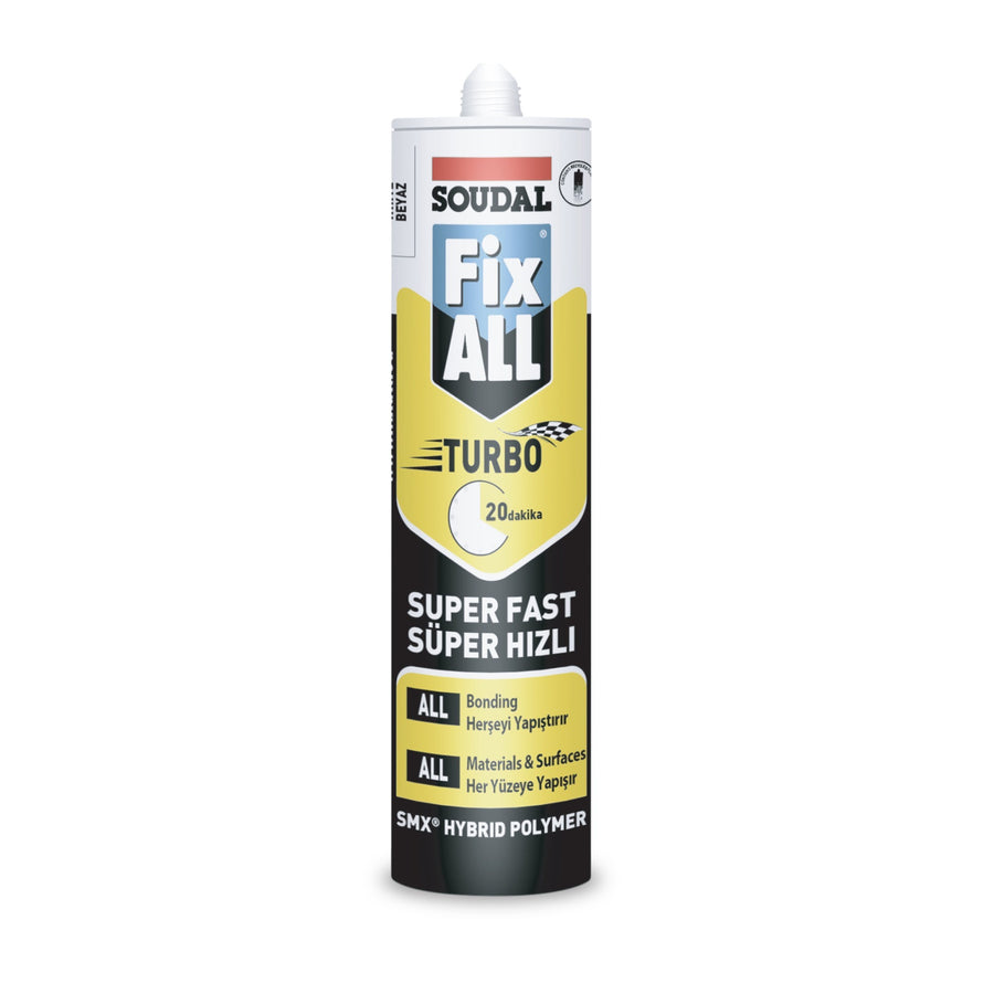 SOUDAL FİX ALL TURBO BEYAZ 290 ML (127961) - 1. görsel