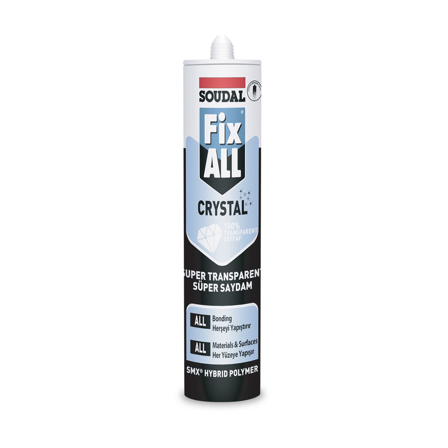SOUDAL FİX ALL CRYSTAL ŞEFFAF 290 ML (122530) - 1. görsel