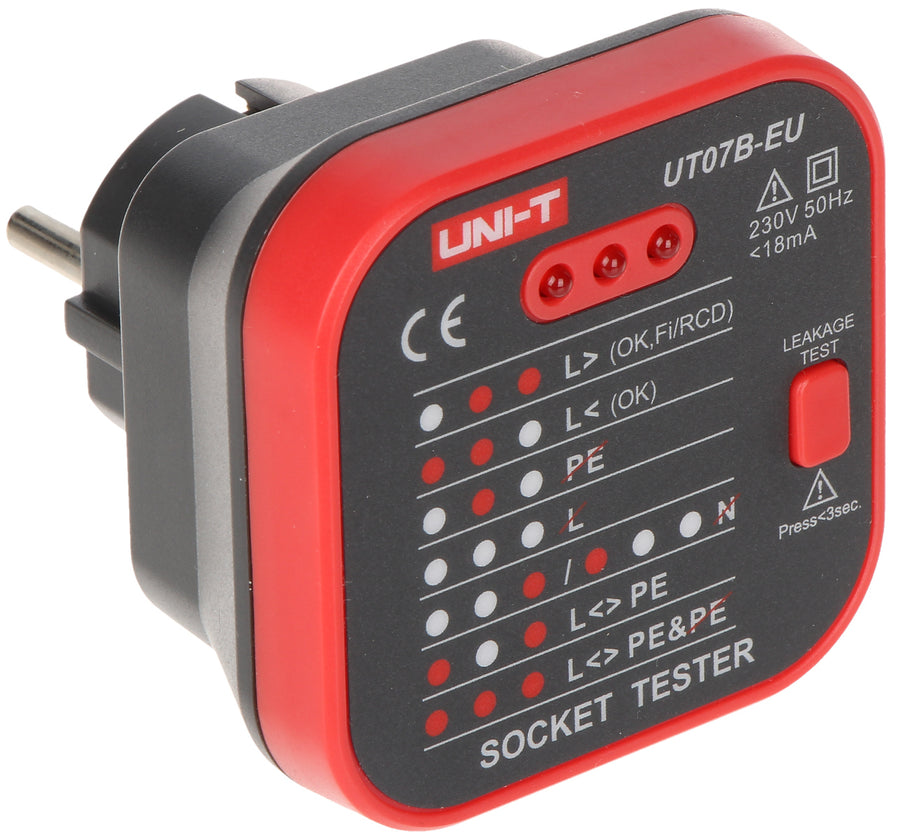 UNI-T UT07B-EU Priz Test Cihazı