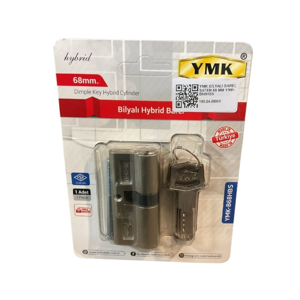 YMK BİLYALI BAREL SATEN 68 MM YMK-B68HBS - Görsel 3