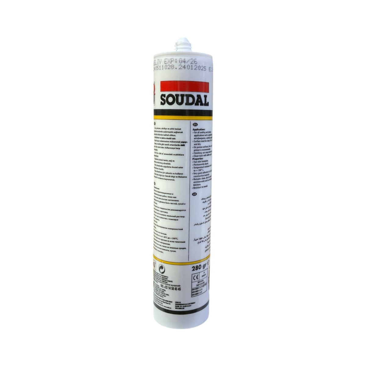 SOUDAL SİLİKON 280 GR ŞEFFAF (174099) - 2. görsel