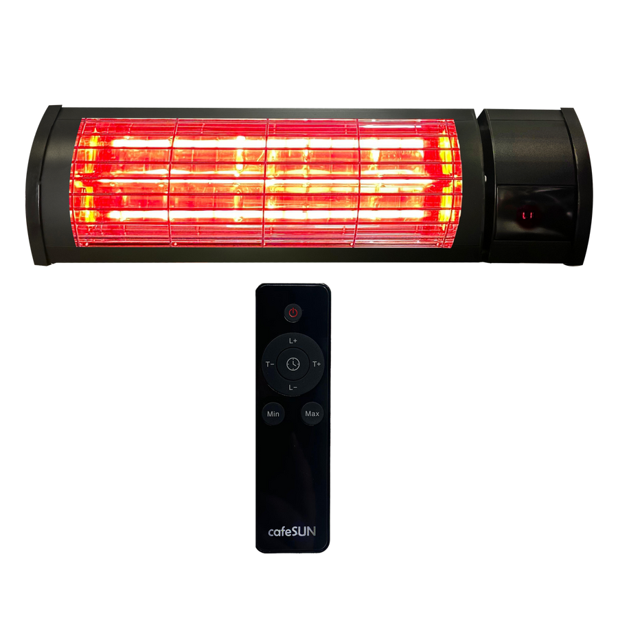 CAFESUN DUVAR DIŞ MEKAN ISITICI KUMANDALI 2000 W - görsel 1