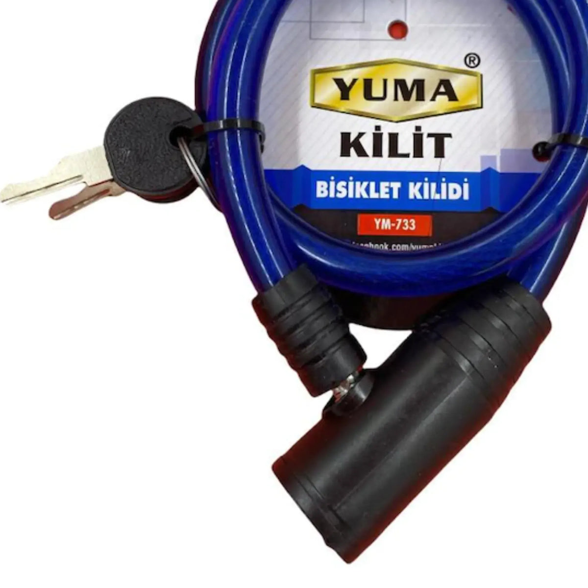 YUMA BİSİKLET KİLİDİ 12X65 CM YM-733 - Görsel 4