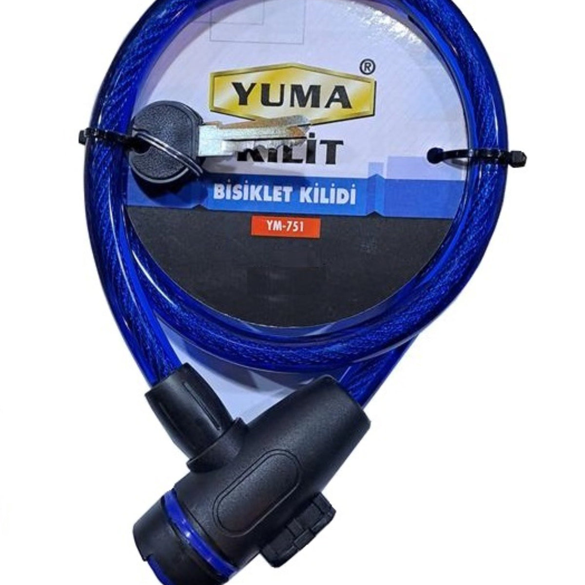 YUMA BİSİKLET KİLİDİ 12X80 CM YM-751 - Görsel 5