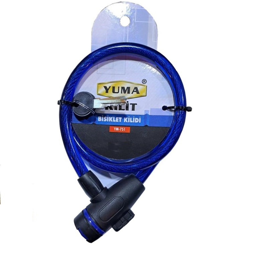 YUMA BİSİKLET KİLİDİ 12X80 CM YM-751 - Görsel 1